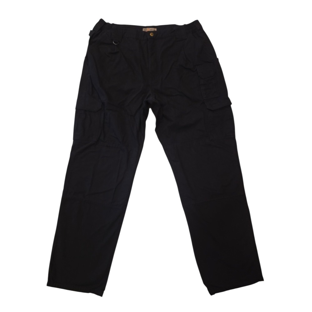 5.11 Tactical Pants Mens 40x34 Black Cargo Utility Straight Leg 100% Cotton